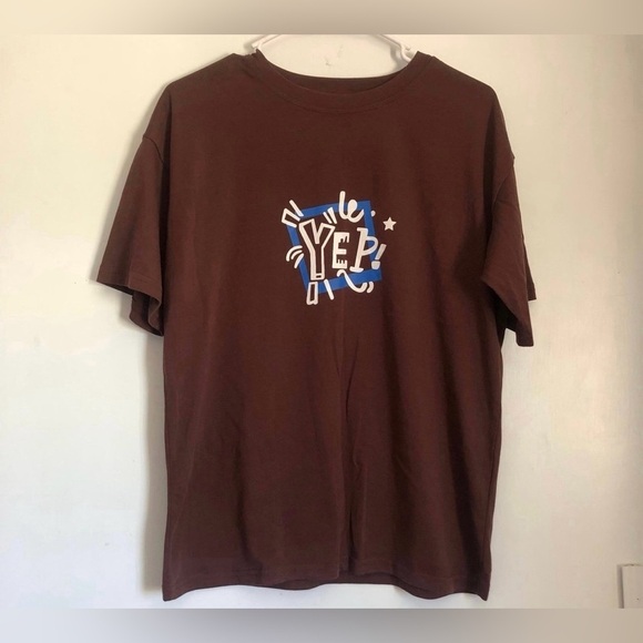 Brown Graphic Tee - Picture 1 of 4